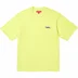 Supreme Washed Tag S/S Top - Bright Yellow (front)