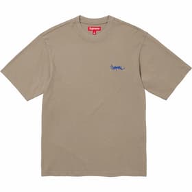 Supreme Washed Tag S/S Top Dark Tan