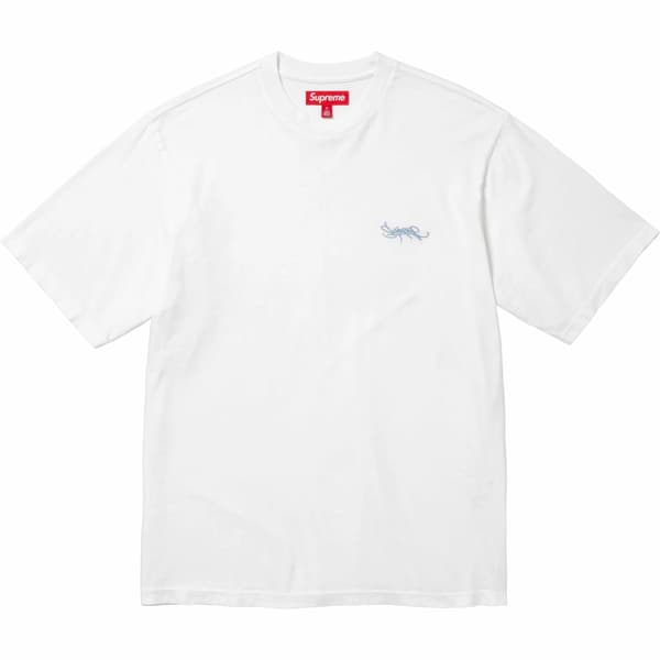 Supreme Washed Tag S/S Top - White (front)