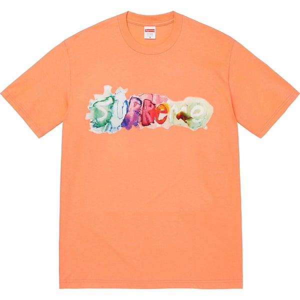 Supreme Watercolor Tee - Peach (front)