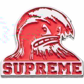 Supreme Wave Pin Red