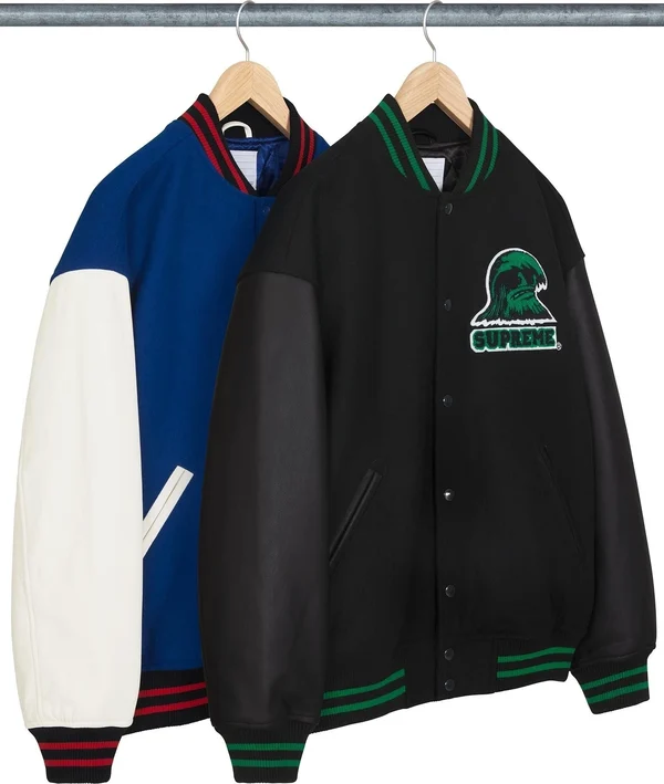 Supreme Wave Varsity Jacket - Product Image