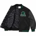 Supreme Wave Varsity Jacket - Black (front)
