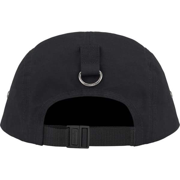 Supreme Waxed Cotton Camp Cap - Black (front)