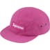 Supreme Waxed Cotton Camp Cap - Magenta (front)