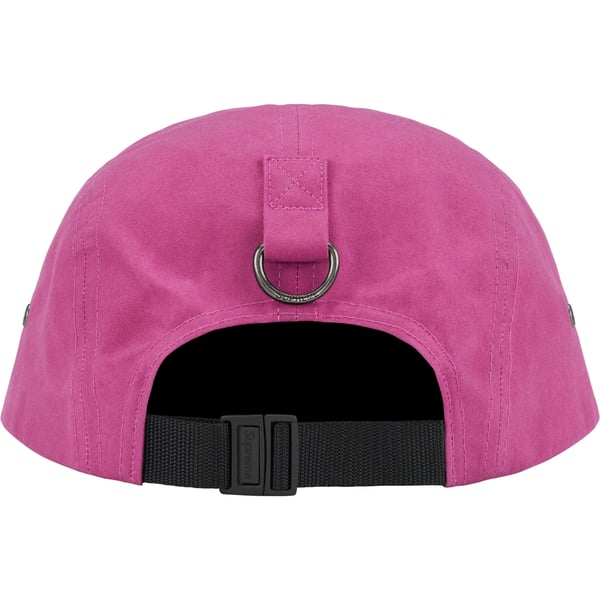 Supreme Waxed Cotton Camp Cap - Magenta (front)