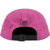 Supreme Waxed Cotton Camp Cap - Magenta (front)