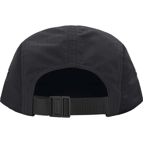 Supreme Waxed Ripstop Camp Cap - Black (front)