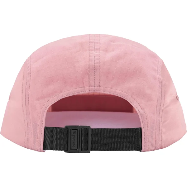 Supreme Waxed Ripstop Camp Cap - Light Pink (front)