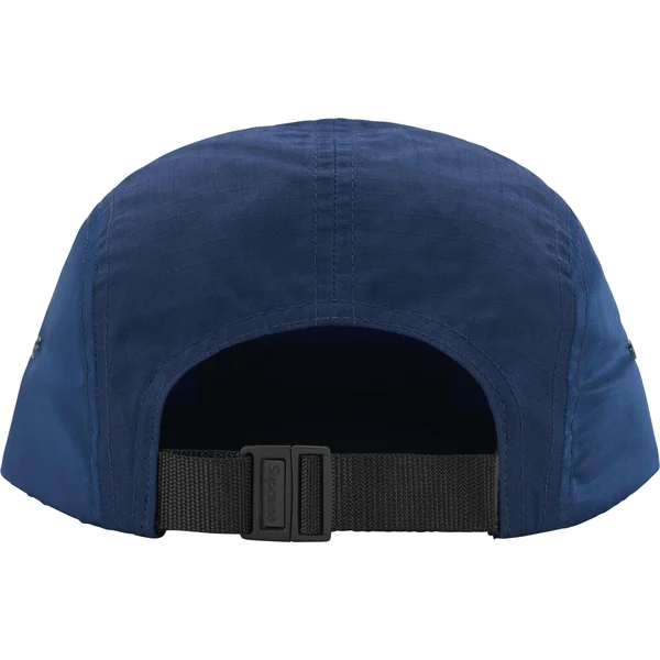 Supreme Waxed Ripstop Camp Cap - Navy (front)