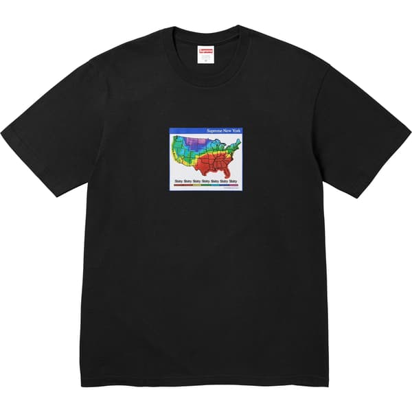 Supreme Weather Tee - Black (front)