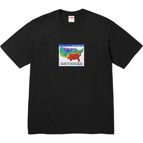 Supreme Weather Tee - Black (front)