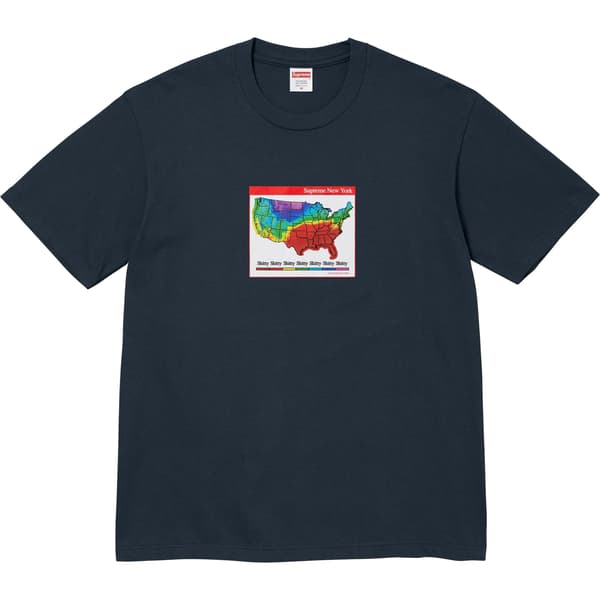 Supreme Weather Tee - Navy (front)