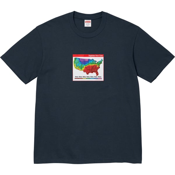 Supreme Weather Tee - Navy (front)