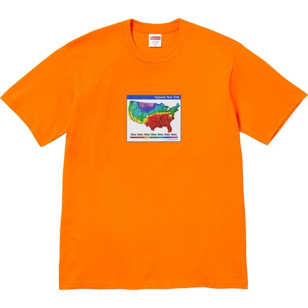 Supreme Weather Tee - Orange (front)