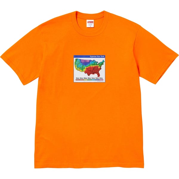 Supreme Weather Tee - Orange (front)