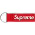 Supreme Webbing Keychain - Red (front)