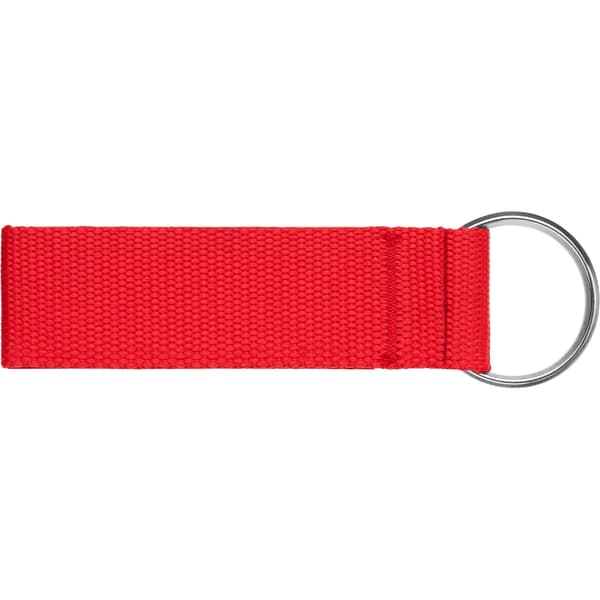 Supreme Webbing Keychain - Red (front)