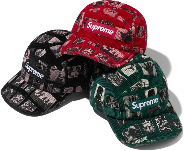 Supreme Weirdo Dave Corduroy Camp Cap - Product Image
