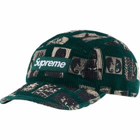 Supreme Weirdo Dave Corduroy Camp Cap Green
