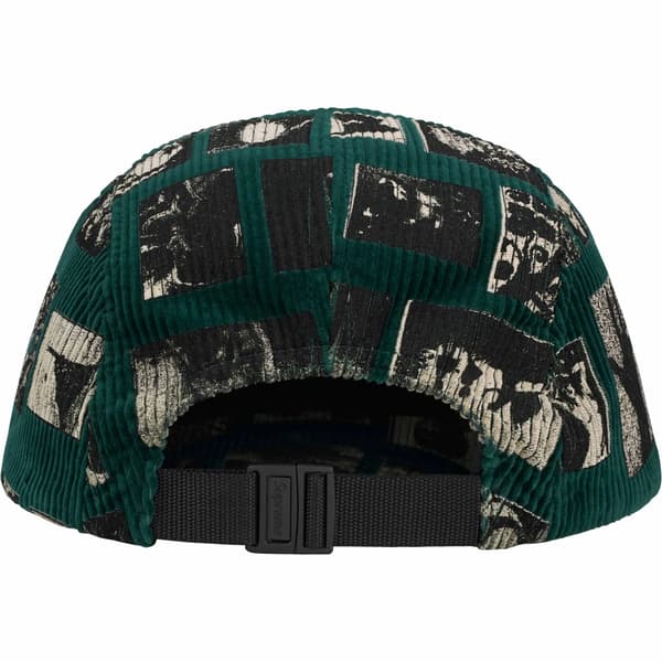 Supreme Weirdo Dave Corduroy Camp Cap - Green (front)