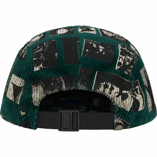 Supreme Weirdo Dave Corduroy Camp Cap - Green (front)