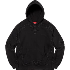 Supreme Western Cut Out Hooded Sweatshirt Black