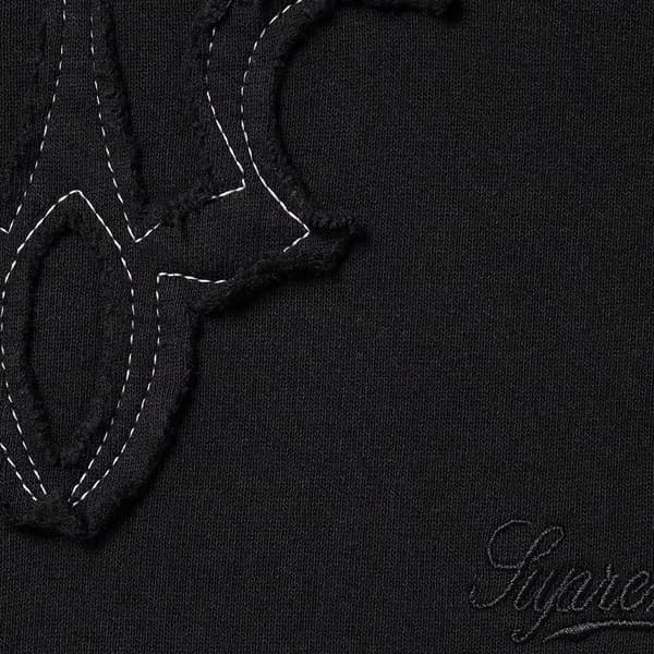 Supreme Western Cut Out Hooded Sweatshirt - Black (front)