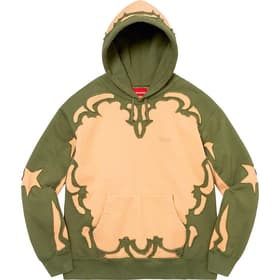 Supreme Western Cut Out Hooded Sweatshirt Dark Tan