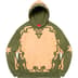Supreme Western Cut Out Hooded Sweatshirt - Dark Tan (front)