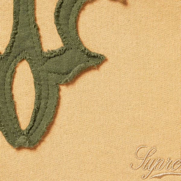 Supreme Western Cut Out Hooded Sweatshirt - Dark Tan (front)