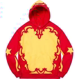 Supreme Western Cut Out Hooded Sweatshirt Gold