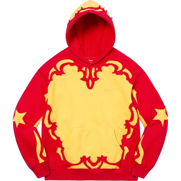 Supreme Western Cut Out Hooded Sweatshirt - Gold (front)