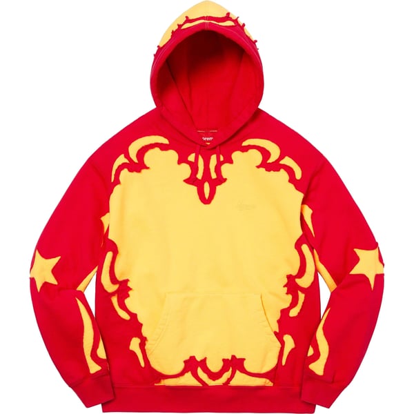Supreme Western Cut Out Hooded Sweatshirt - Gold (front)