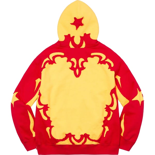 Supreme Western Cut Out Hooded Sweatshirt - Gold (front)