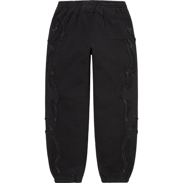 Supreme Western Cut Out Sweatpant - Black (front)
