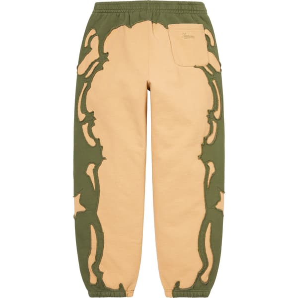 Supreme Western Cut Out Sweatpant - Dark Tan (front)