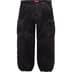 Supreme Wide Wale Corduroy Cargo Pant - Black (front)