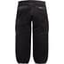 Supreme Wide Wale Corduroy Cargo Pant - Black (front)