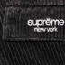 Supreme Wide Wale Corduroy Cargo Pant - Black (front)