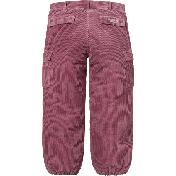 Supreme Wide Wale Corduroy Cargo Pant - Dusty Pink (front)