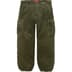 Supreme Wide Wale Corduroy Cargo Pant - Olive (front)