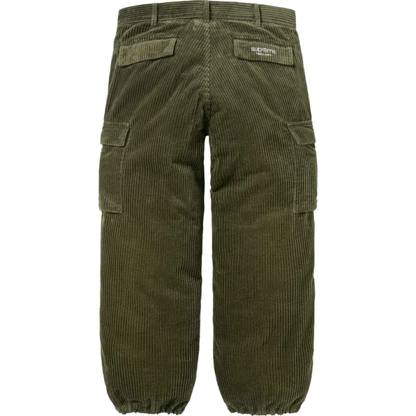 Supreme Wide Wale Corduroy Cargo Pant - Olive (front)