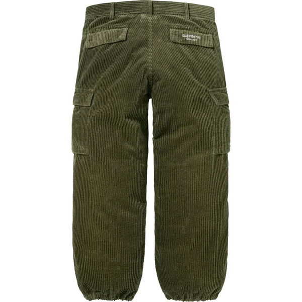 Supreme Wide Wale Corduroy Cargo Pant - Olive (front)