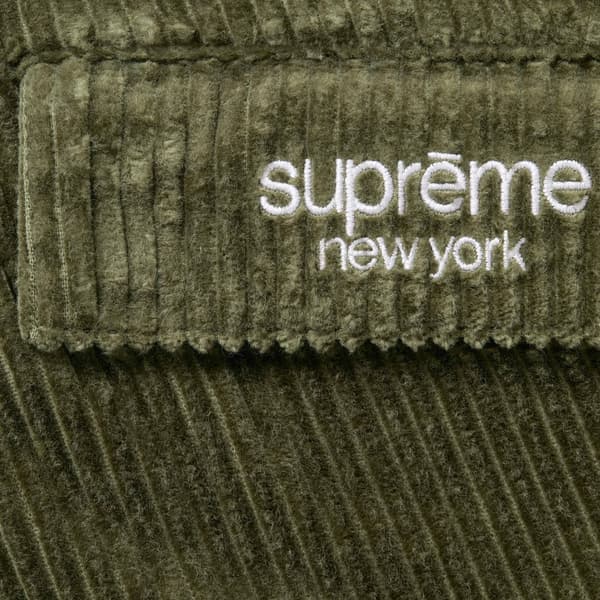 Supreme Wide Wale Corduroy Cargo Pant - Olive (front)