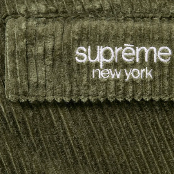 Supreme Wide Wale Corduroy Cargo Pant - Olive (front)