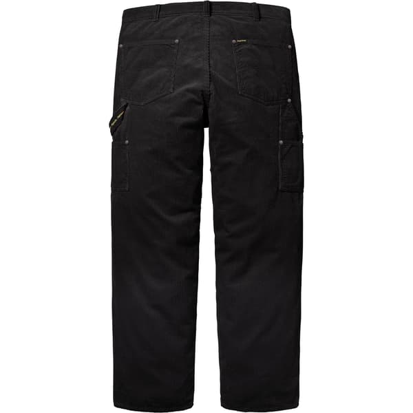 Supreme Wide Wale Corduroy Painter Pant - Black (front)