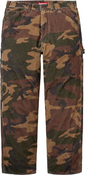 Supreme Wide Wale Corduroy Painter Pant Woodland Camo