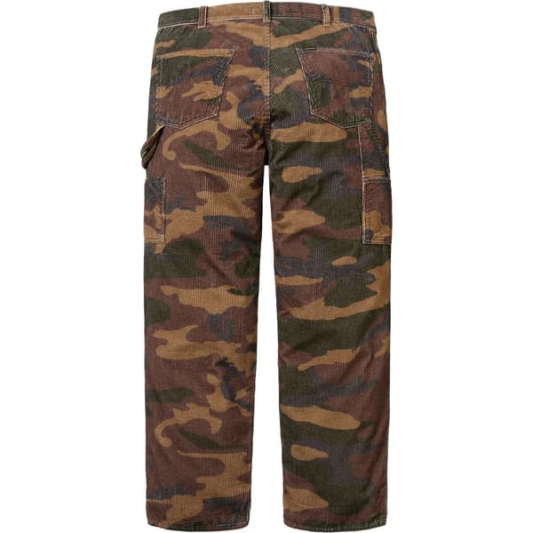 Supreme Wide Wale Corduroy Painter Pant - Woodland Camo (front)