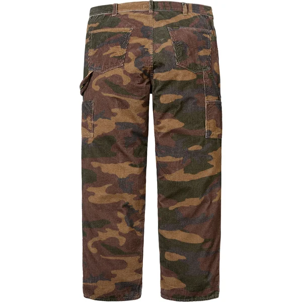 Supreme Wide Wale Corduroy Painter Pant - Woodland Camo (front)